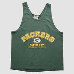 Green Bay Packers CSA 90s Tank - Green Tanks