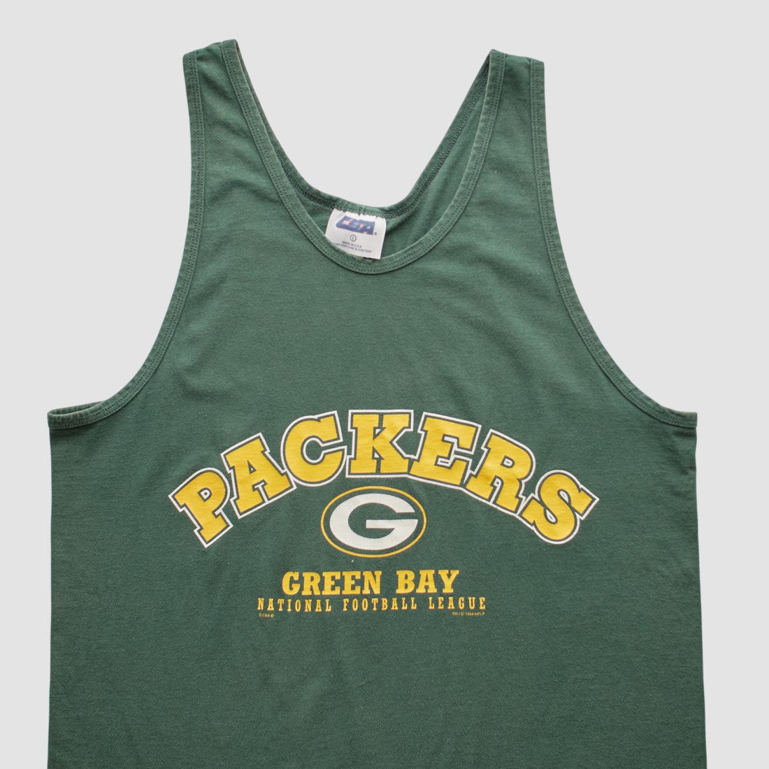 Green Bay Packers CSA 90s Tank - Green Tanks