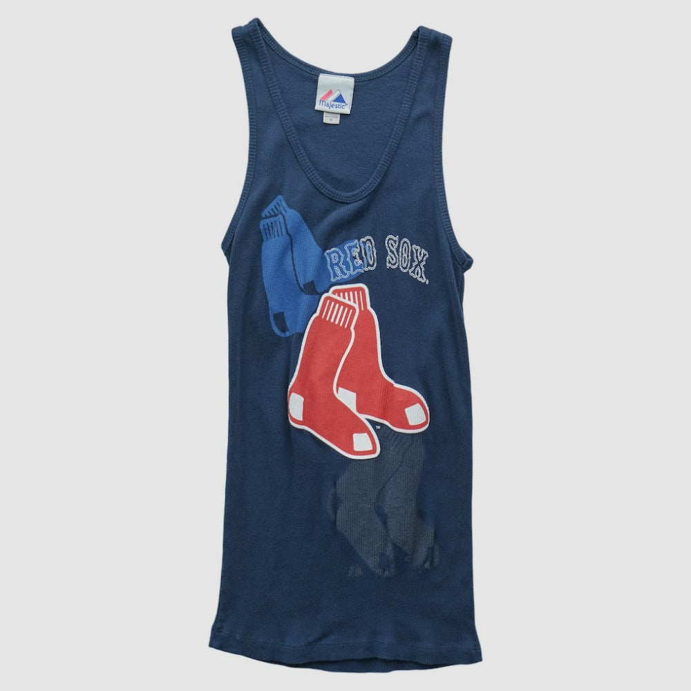 Boston Red Sox Majestic 2010s Tank - Navy - XVintage Tanks