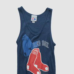 Boston Red Sox Majestic 2010s Tank - Navy - XVintage Tanks