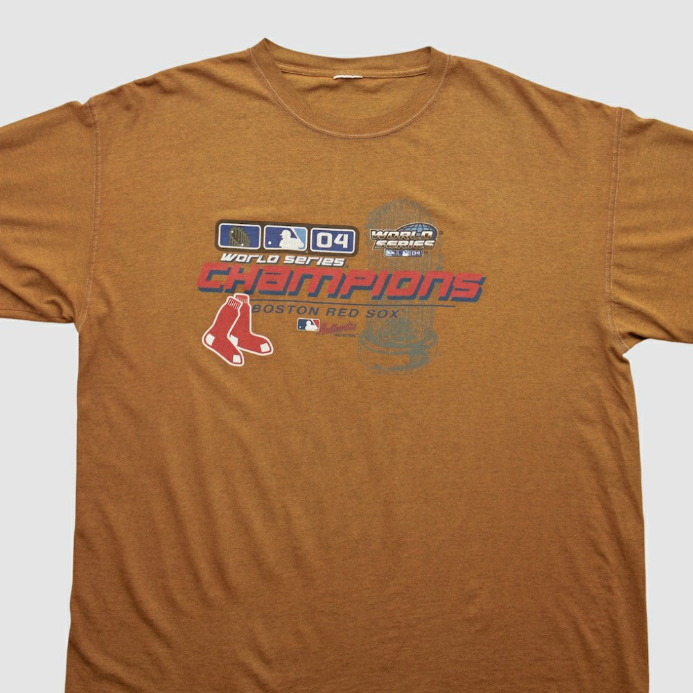 Boston Red Sox 2004 T-shirt - Brown - 2XVintage T-shirts