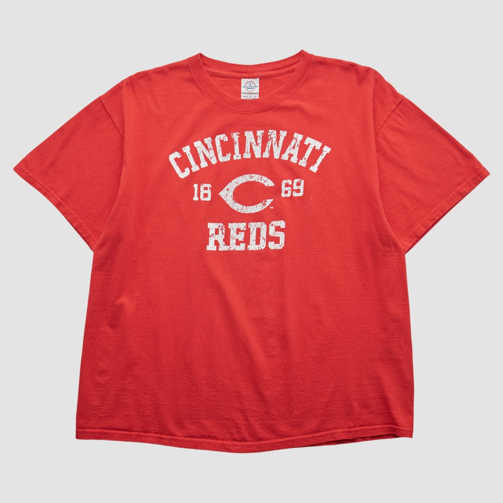 Cincinnati Reds Delta 2010s T-shirt - Red - Vintage T-shirts