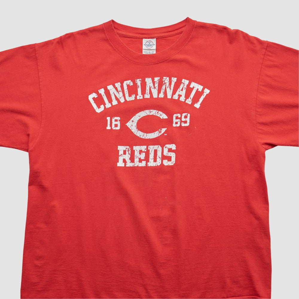Cincinnati Reds Delta 2010s T-shirt - Red - Vintage T-shirts