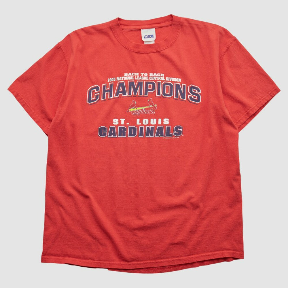 St. Louis Cardinals CSA 2005 T-shirt - Red - Vintage T-shirts
