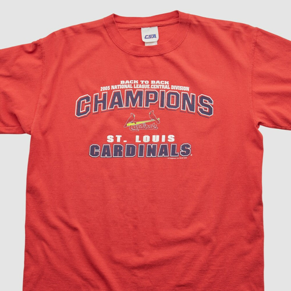 St. Louis Cardinals CSA 2005 T-shirt - Red - Vintage T-shirts