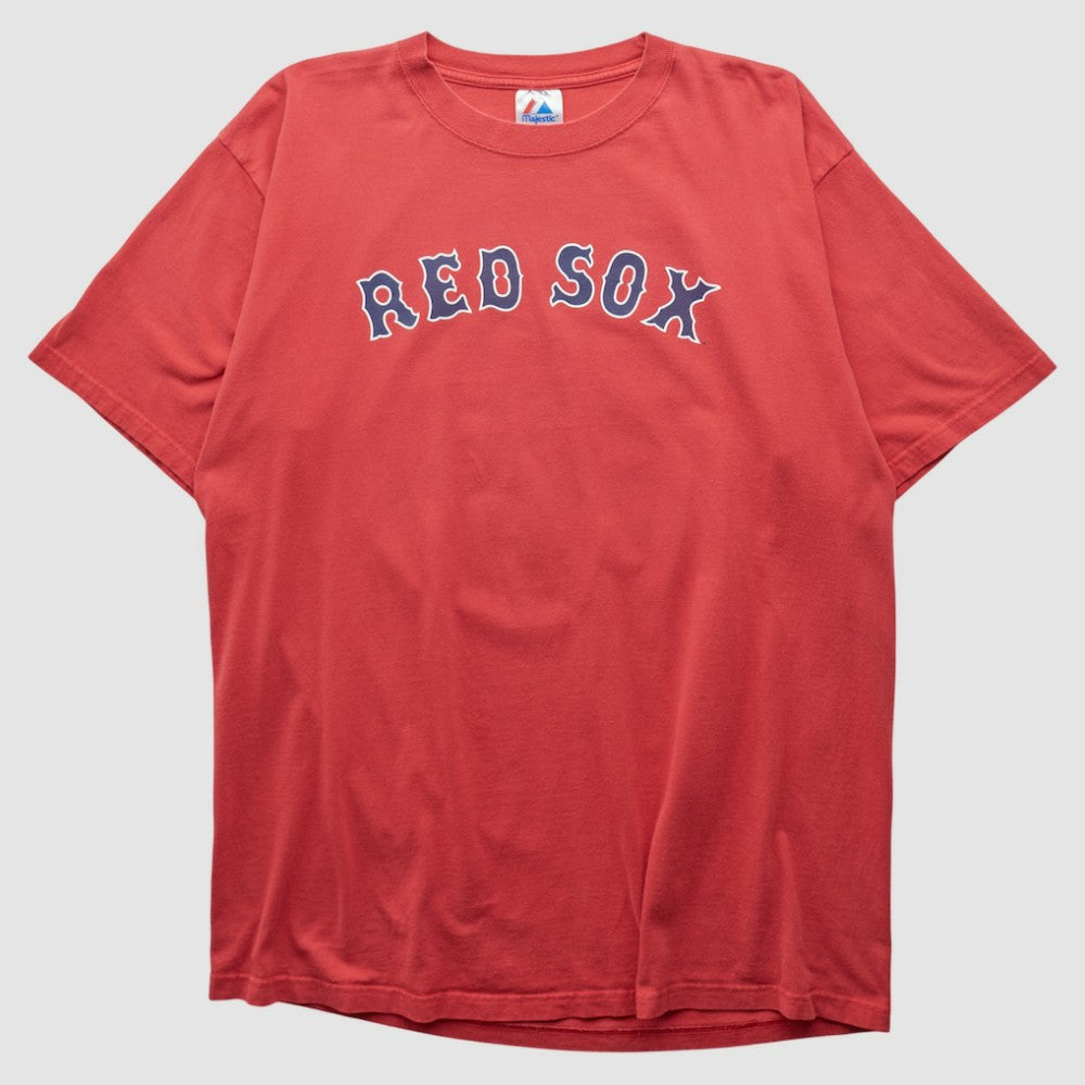 Boston Red Sox Majestic 2000s T-shirt - Red - Vintage T-shirts