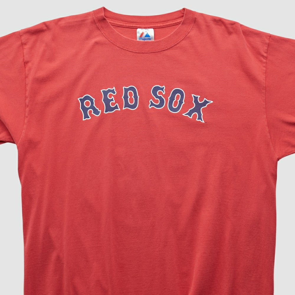 Boston Red Sox Majestic 2000s T-shirt - Red - Vintage T-shirts