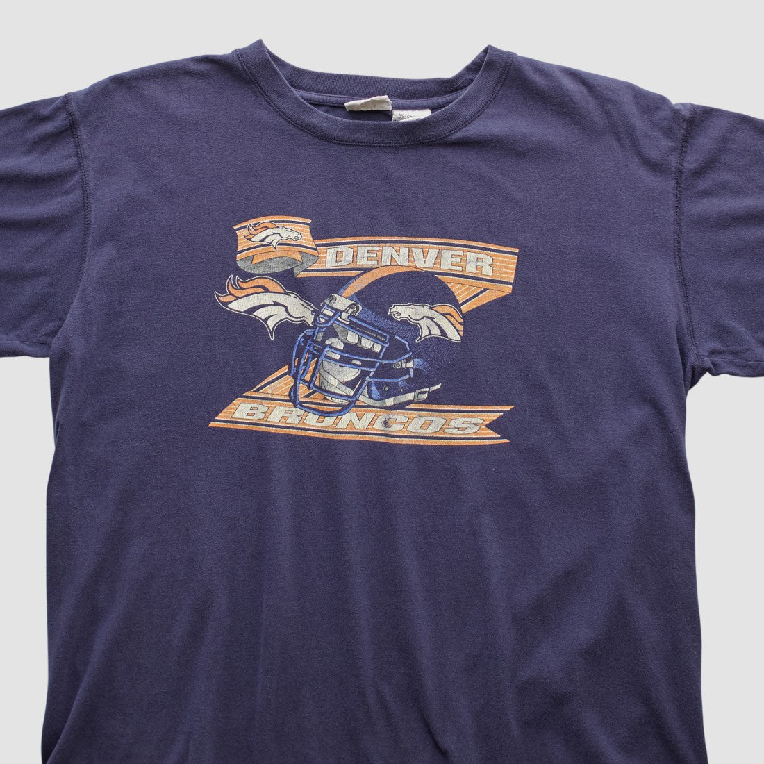 Denver Broncos Pro Edge 2000s T-shirt - Navy T-shirts