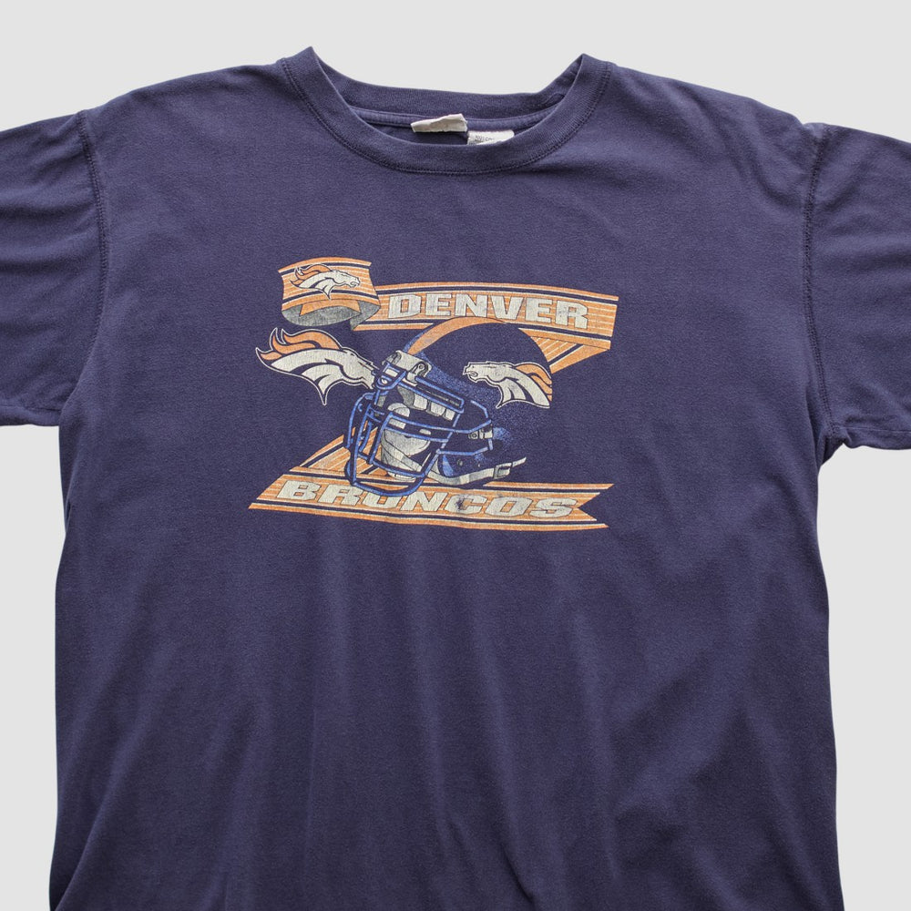 Denver Broncos Pro Edge 2000s T-shirt - Navy T-shirts