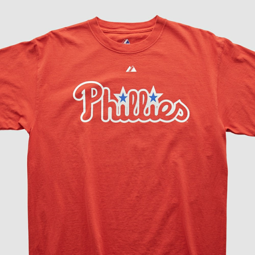 Philadelphia Phillies Majestic 2010s T-shirt - Red - Vintage T-shirts