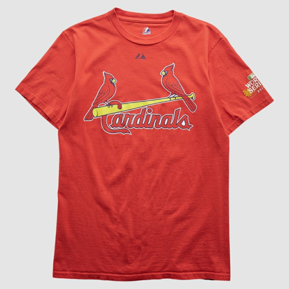 St. Louis Cardinals Majestic 2011 T-shirt - Red - Vintage T-shirts