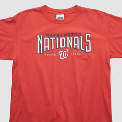 Washington Nationals CSA 2000s T-shirt - Red - Vintage T-shirts