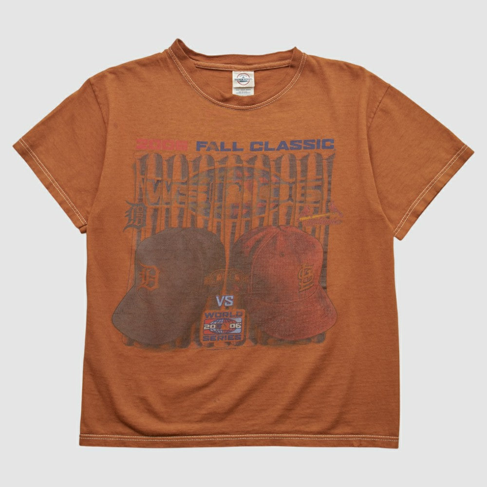 MLB World Series Delta Magnum Weight 2006 T-shirt - Orange - Vintage T-shirts