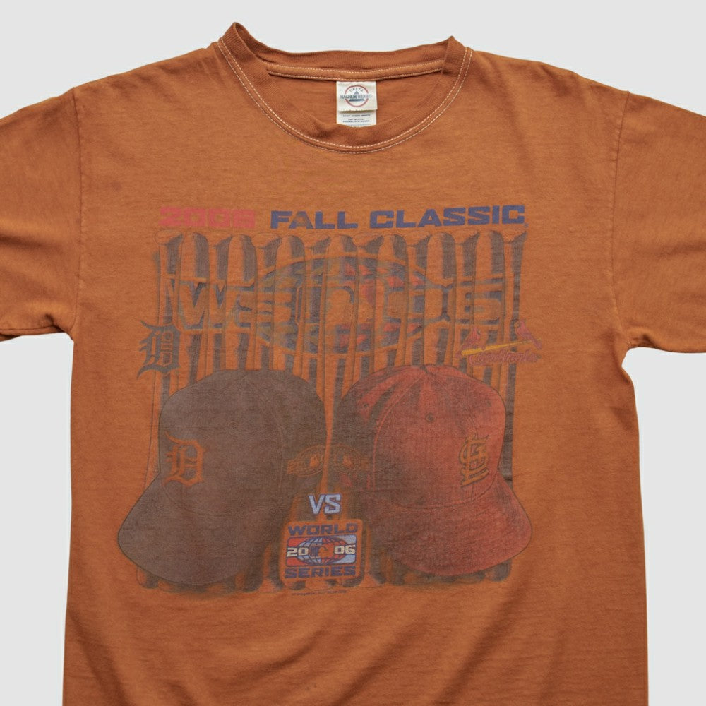 MLB World Series Delta Magnum Weight 2006 T-shirt - Orange - Vintage T-shirts