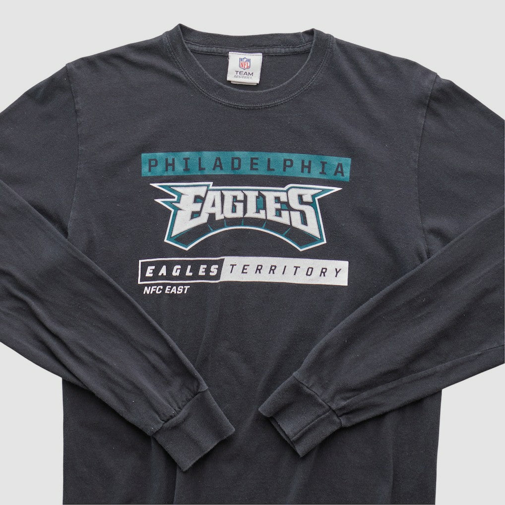 Philadelphia Eagles NFL 2010s Long Sleeve T-shirt - Black T-shirts