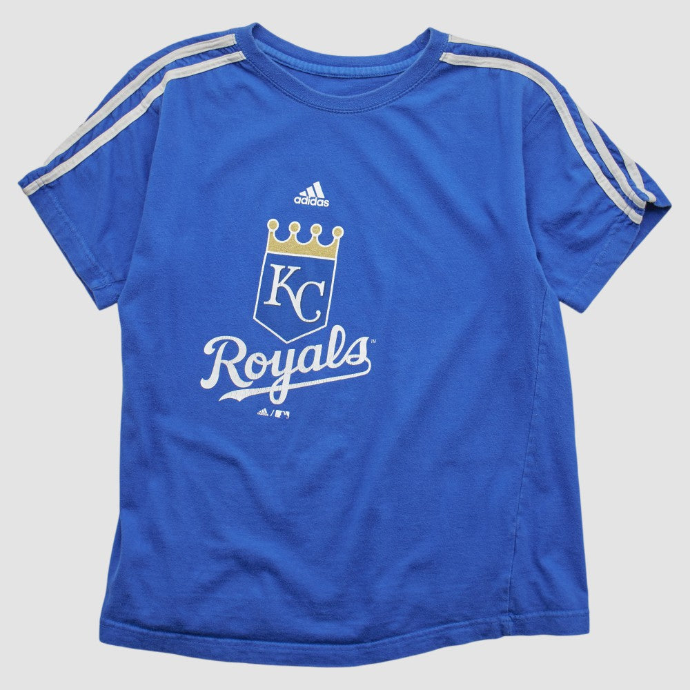 Kansas City Royals Adidas 2000s T-shirt - Blue - XVintage T-shirts
