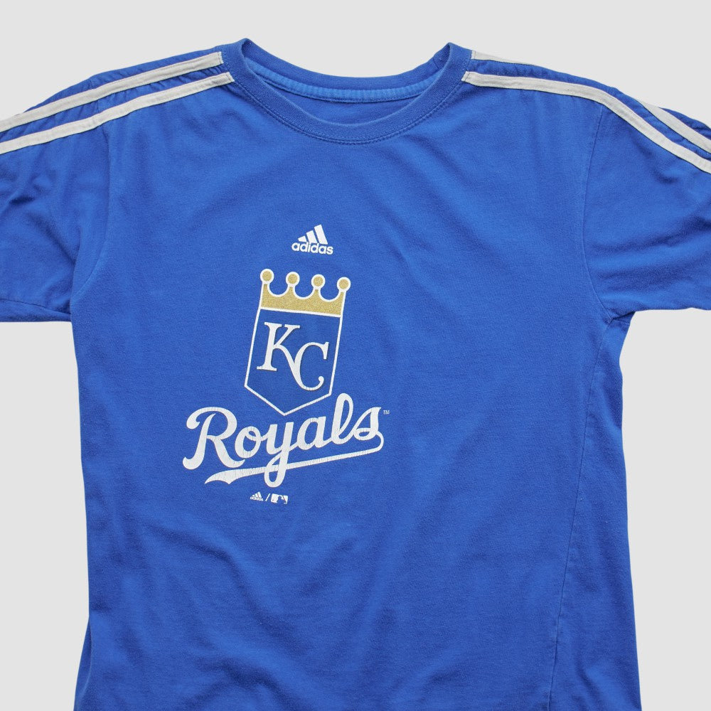 Kansas City Royals Adidas 2000s T-shirt - Blue - XVintage T-shirts