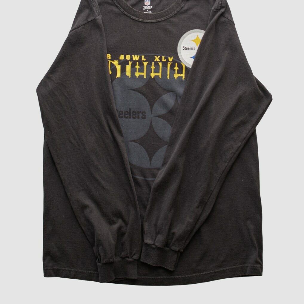 Pittsburgh Steelers NFL 2011 Long Sleeve T-shirt - Black T-shirts