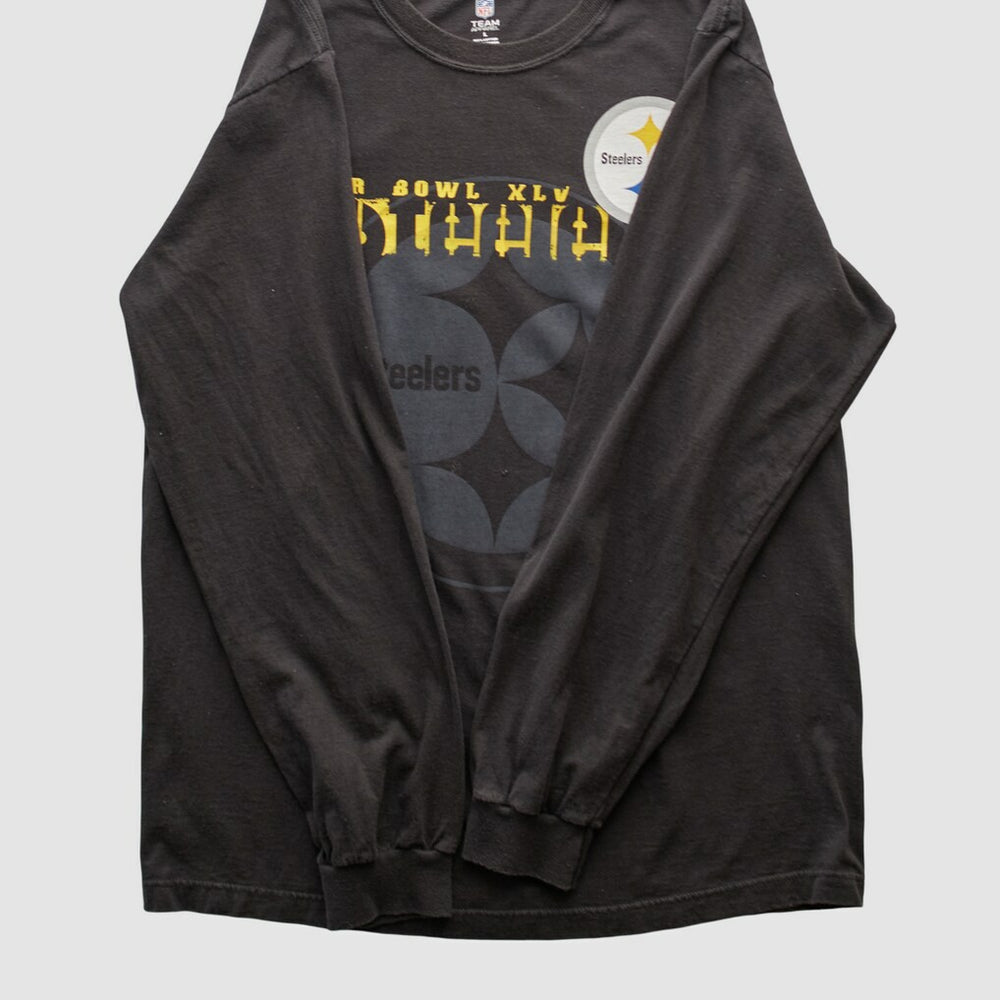 Pittsburgh Steelers NFL 2011 Long Sleeve T-shirt - Black T-shirts