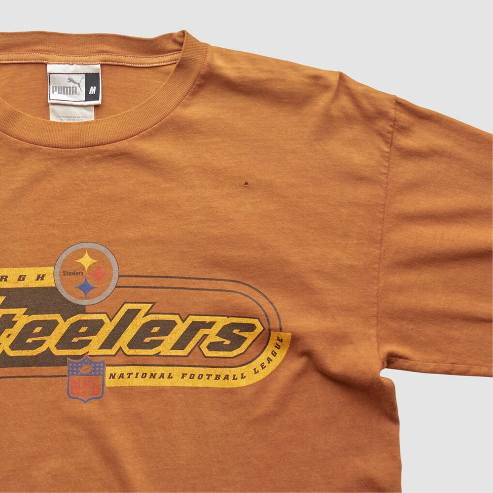 Pittsburgh Steelers 2000s Long Sleeve T-shirt - Brown T-shirts