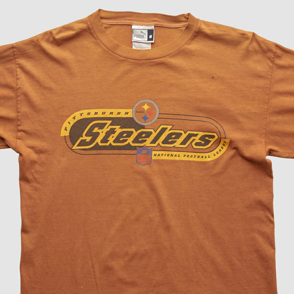 Pittsburgh Steelers 2000s Long Sleeve T-shirt - Brown T-shirts