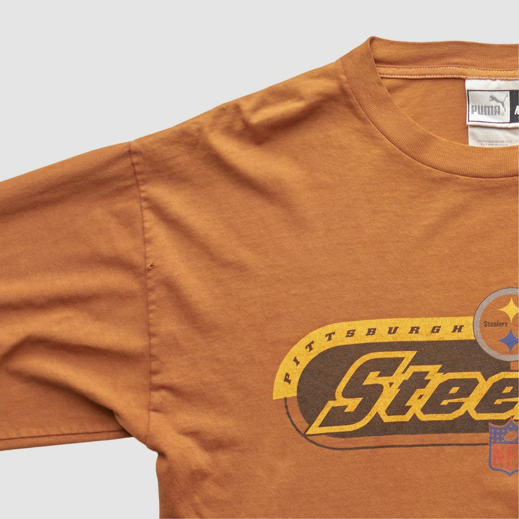Pittsburgh Steelers 2000s Long Sleeve T-shirt - Brown T-shirts
