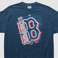 Boston Red Sox Majestic 2013 T-shirt - Navy - Vintage T-shirts