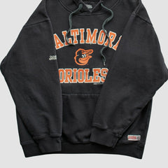 Baltimore Orioles Stitches 2015 Hooded Pullover Sweatshirt - Black - XVintage Pullover