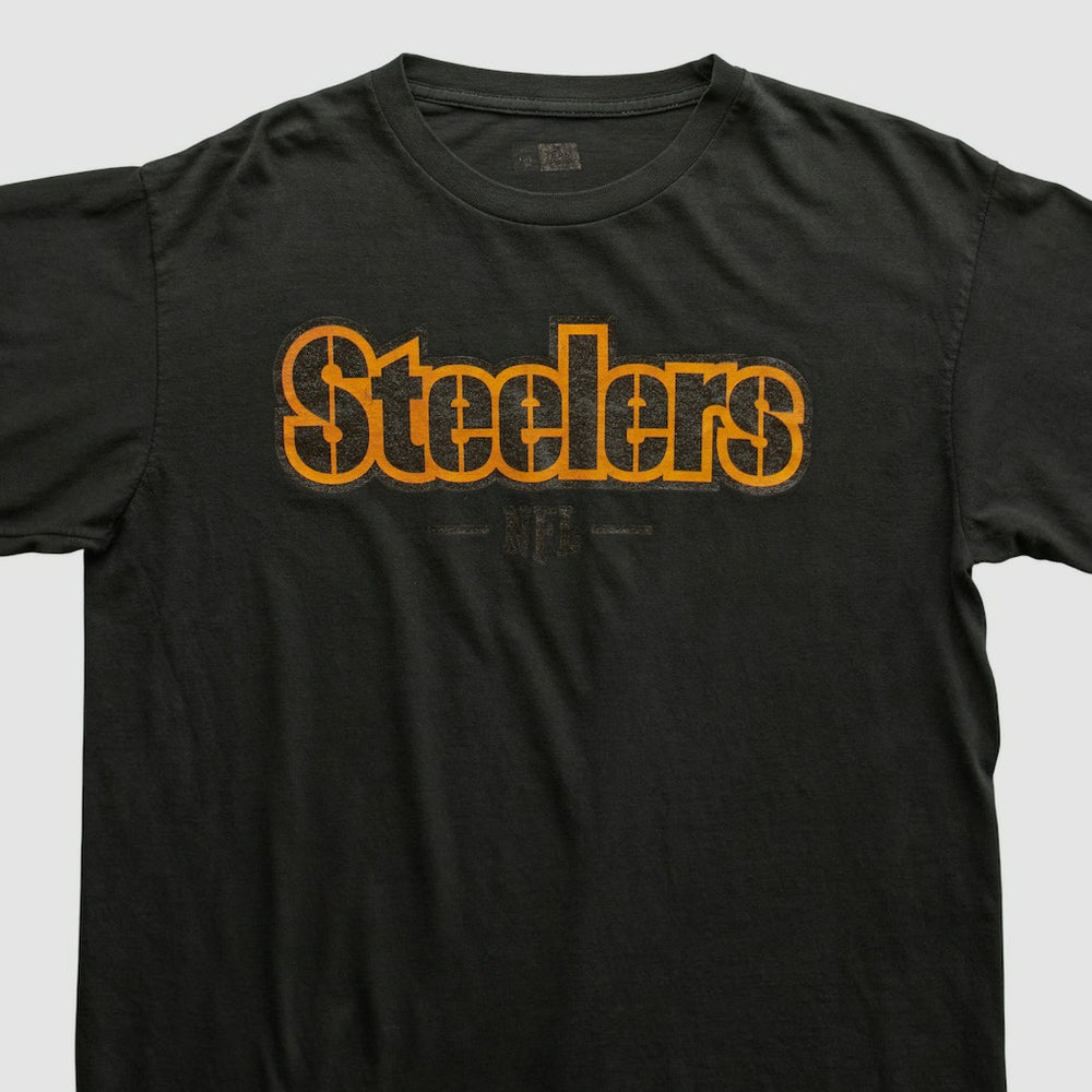 Pittsburgh Steelers NFL 2000s Long Sleeve T-shirt - Black T-shirts