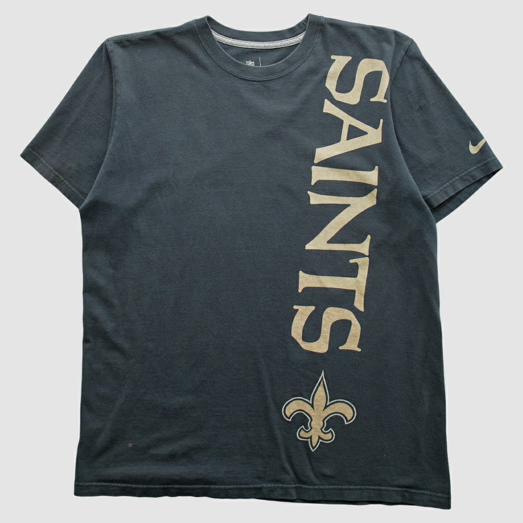 New Orleans Saints NFL 2010s T-shirt - Black T-shirts