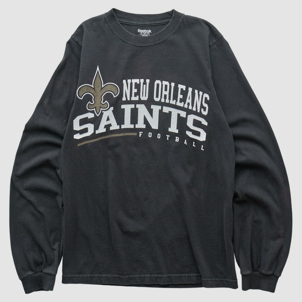 New Orleans Saints Reebok 2000s Long Sleeve T-shirt - Black T-shirts