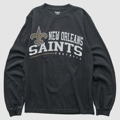 New Orleans Saints Reebok 2000s Long Sleeve T-shirt - Black T-shirts