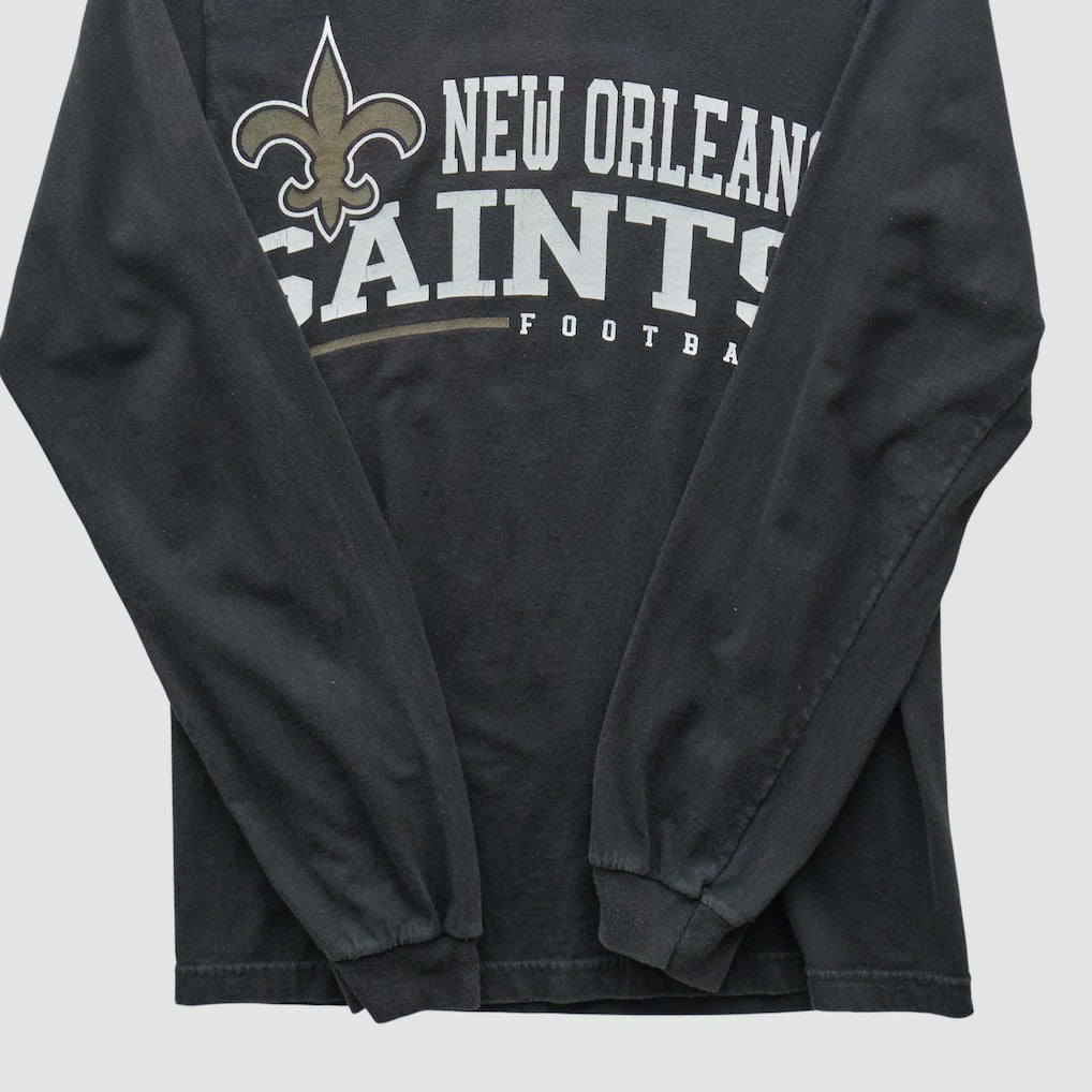 New Orleans Saints Reebok 2000s Long Sleeve T-shirt - Black T-shirts