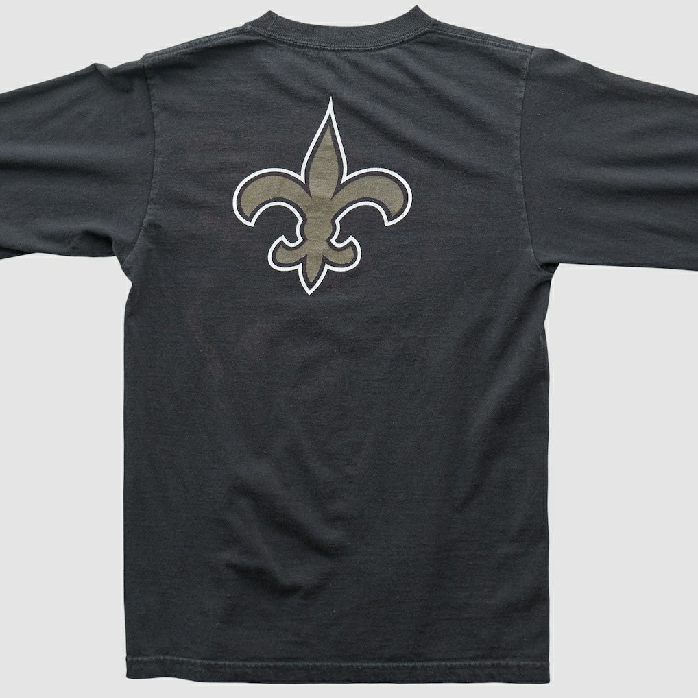 New Orleans Saints Reebok 2000s Long Sleeve T-shirt - Black T-shirts