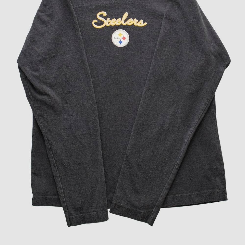 Pittsburgh Steelers NFL 2000s Long Sleeve T-shirt - Black T-shirts