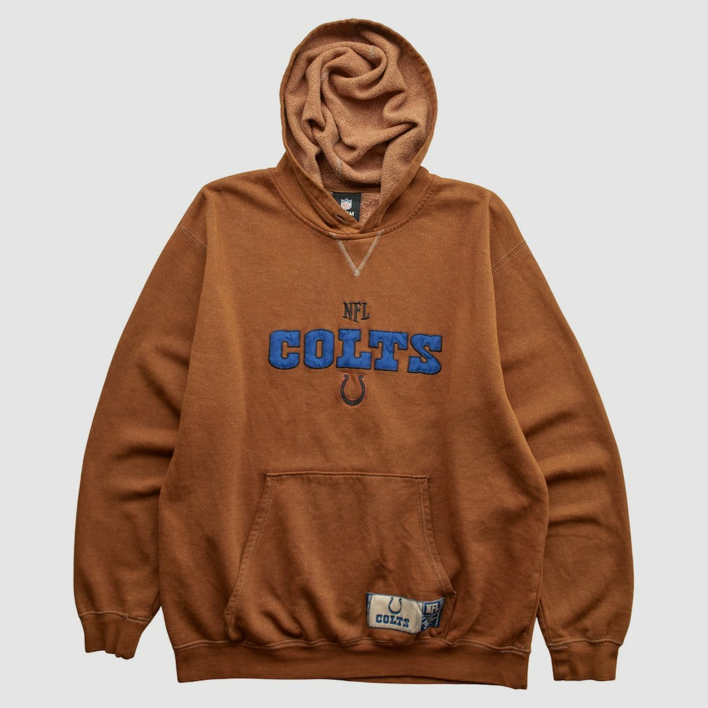Indianapolis Colts NFL 2010s Hooded Pullover Sweatshirt - Brown Pullover