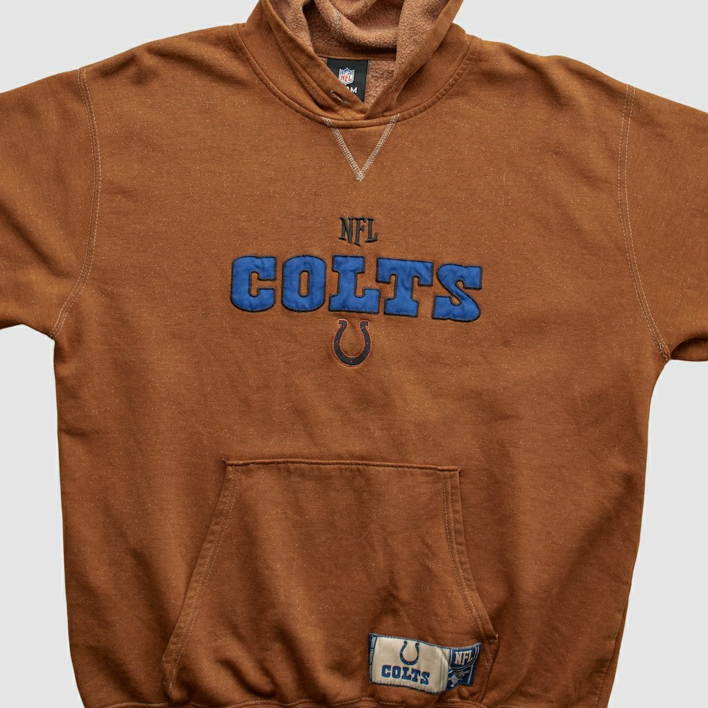 Indianapolis Colts NFL 2010s Hooded Pullover Sweatshirt - Brown Pullover