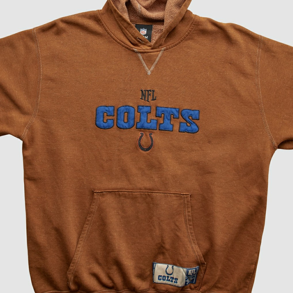 Indianapolis Colts NFL 2010s Hooded Pullover Sweatshirt - Brown Pullover