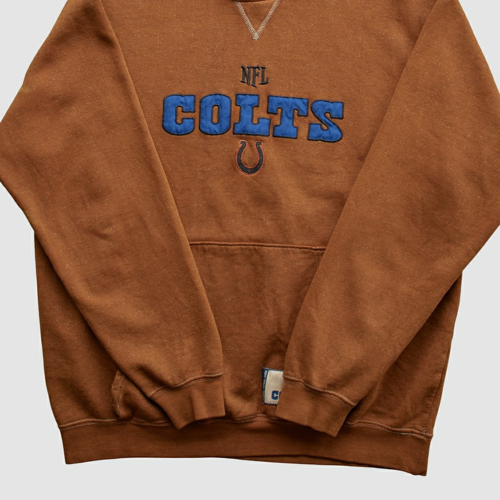 Indianapolis Colts NFL 2010s Hooded Pullover Sweatshirt - Brown Pullover