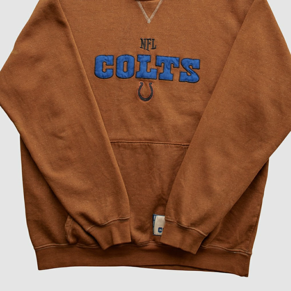 Indianapolis Colts NFL 2010s Hooded Pullover Sweatshirt - Brown Pullover