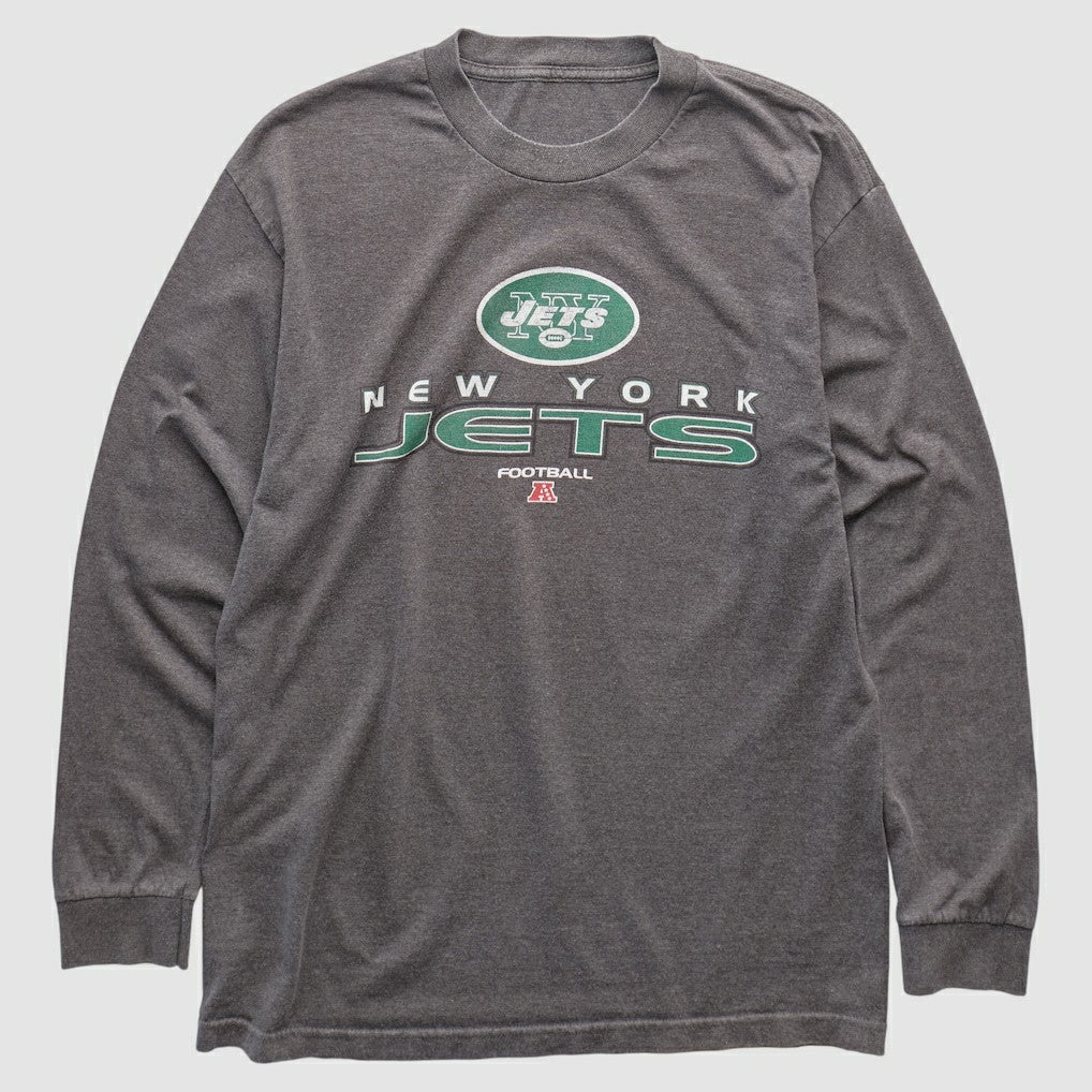 New York Jets 2010s Long Sleeve T-shirt - Dark Heather Gray T-shirts