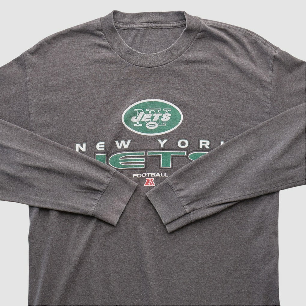 New York Jets 2010s Long Sleeve T-shirt - Dark Heather Gray T-shirts