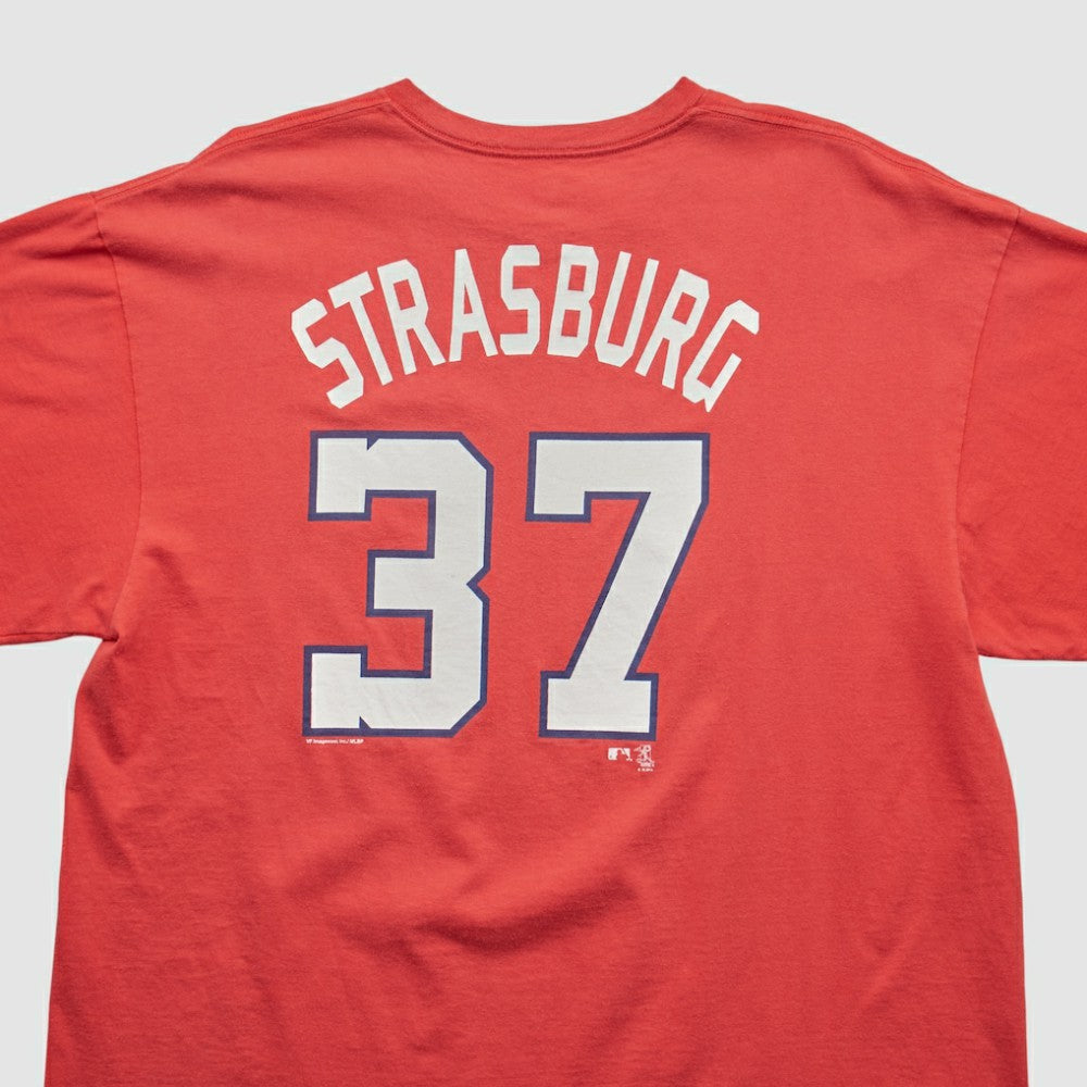 Washington Nationals Genuine Merchandise 2000s T-shirt - Red - Vintage T-shirts
