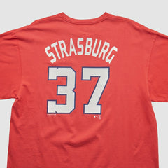 Washington Nationals Genuine Merchandise 2000s T-shirt - Red - Vintage T-shirts