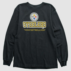 Pittsburgh Steelers Reebok 2000s Long Sleeve T-shirt - Black T-shirts