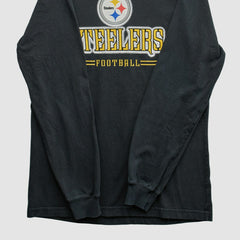 Pittsburgh Steelers Reebok 2000s Long Sleeve T-shirt - Black T-shirts