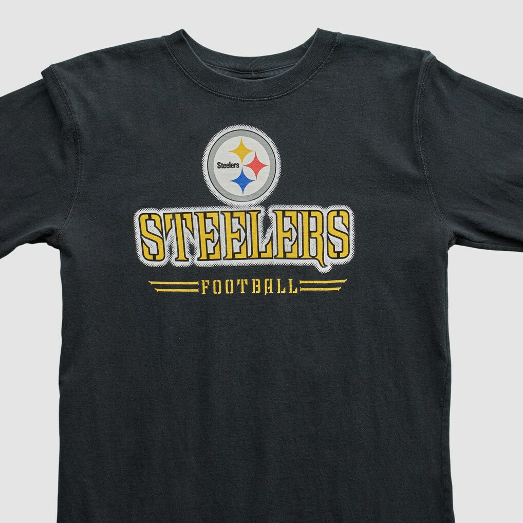 Pittsburgh Steelers Reebok 2000s Long Sleeve T-shirt - Black T-shirts
