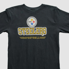 Pittsburgh Steelers Reebok 2000s Long Sleeve T-shirt - Black T-shirts