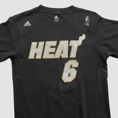 Miami Heat 2010s T-shirt Black Vintage - Adidas