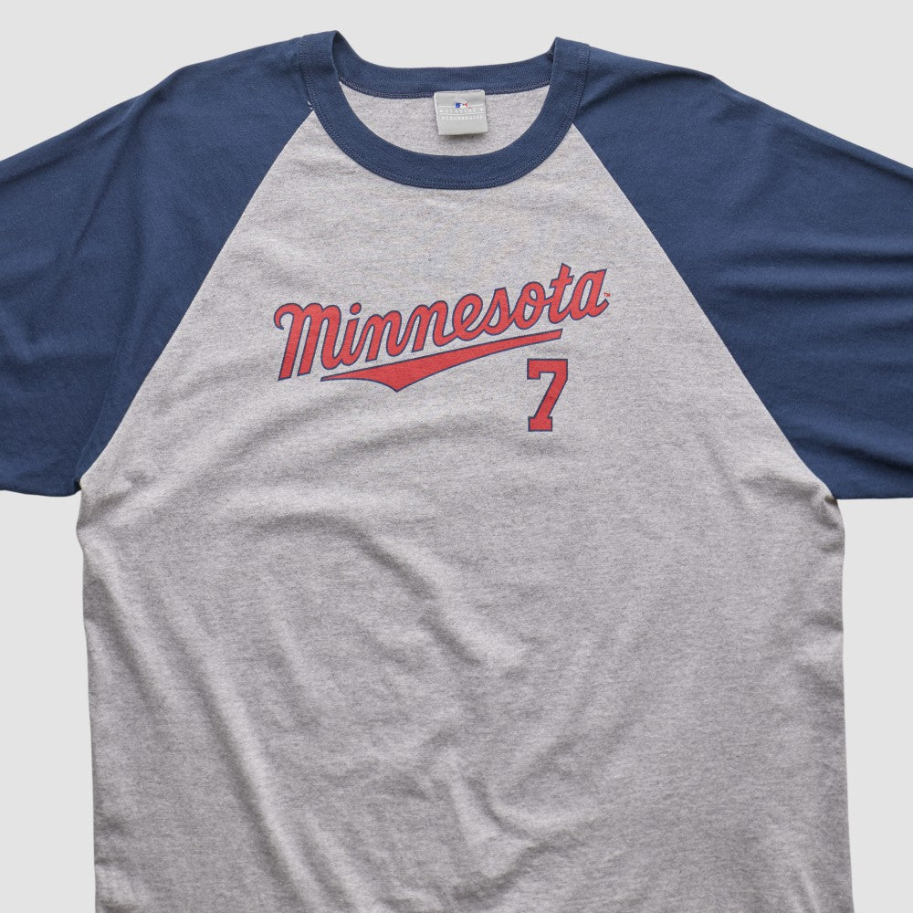 Minnesota Twins MLB 2000s T-shirt - Heather Gray - 2XVintage T-shirts
